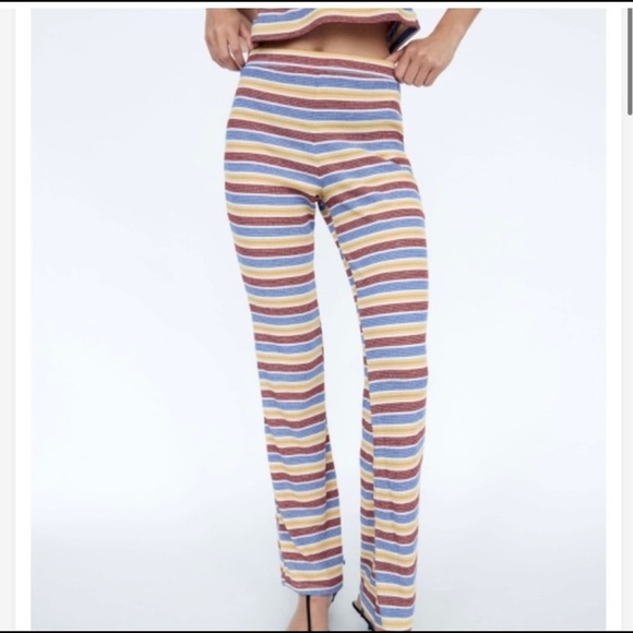 Zara stripe pants NWT - Picture 8 of 11